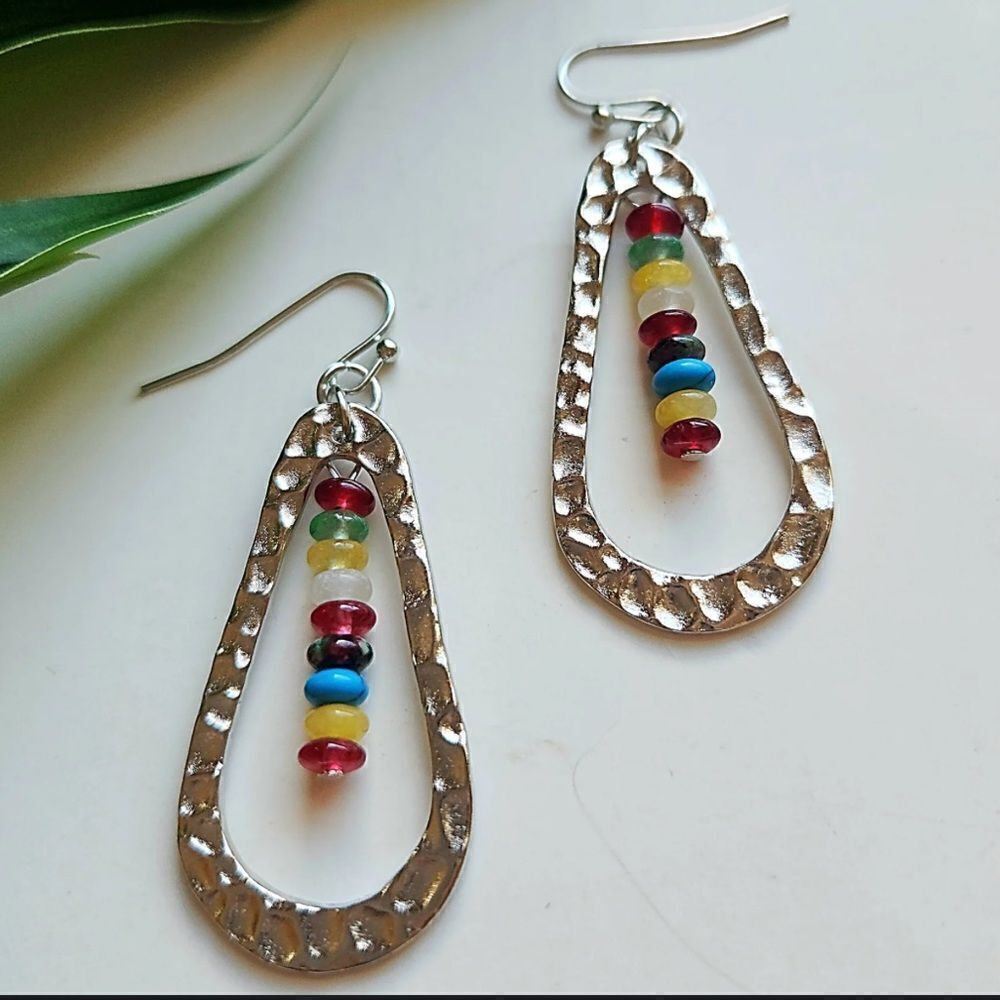 Bohemian drop earrings M153